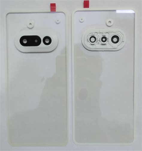 Back Glass Panel for Nothing Phone 3A White with Camera Lens – EGFix