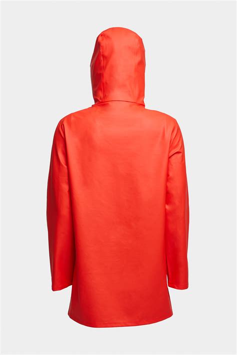 Stockholm Lightweight Raincoat Fade Red | STUTTERHEIM US