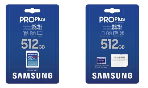 Samsung aggiorna le schede di memoria Pro Plus con velocità superiori