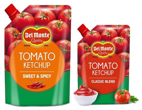 Del Monte Tomato Ketchup Sweet and Spicy Pouch, 950 g & Del Monte ...