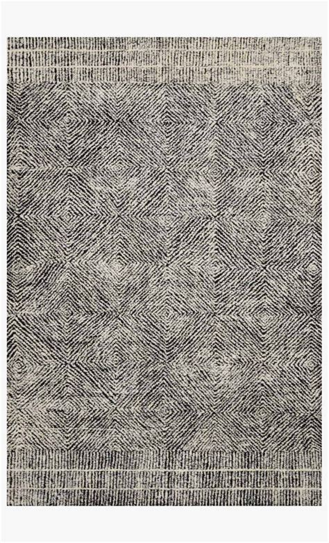 Hand Tufted Black / Ivory Area Rug – Bisha Rugs