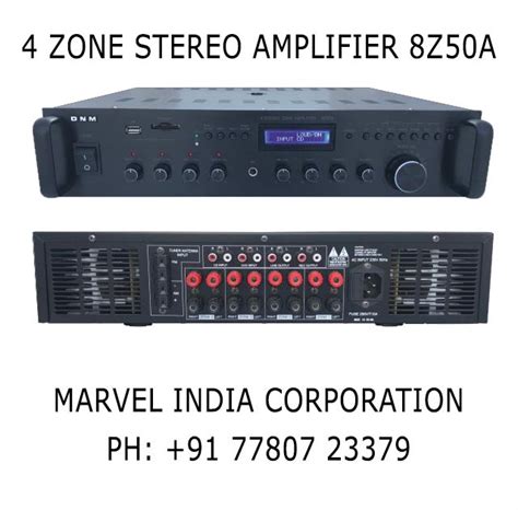 4 ZONE STEREO AMPLIFIER 8Z50A