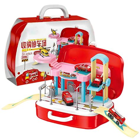 Metal Parking Racing Series Multifunctional Car Toys for Toddler 2 in 1 ...