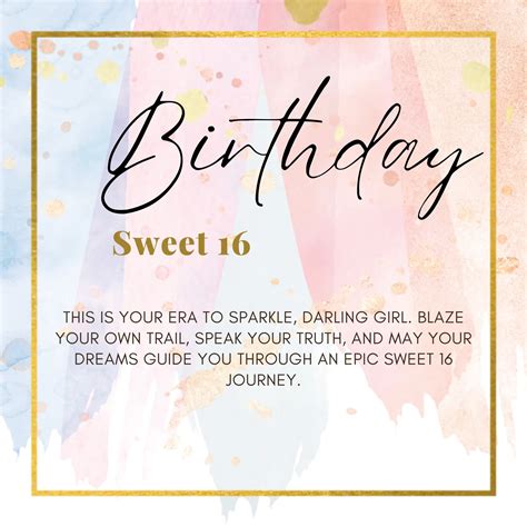 Sweet 16 Birthday Wishes, Quotes, Messages for a Special Day