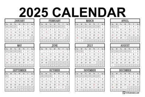 Federal Calendar 2025 | 2025 Calendar Pdf Download – OHYDHC