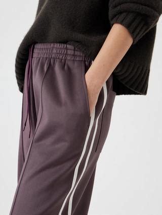 HUSH Harrison Side Stripe Joggers, Raisin Brown