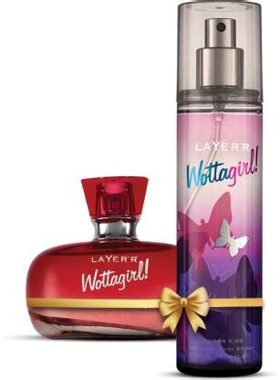 LAYER'R Wottagirl Magic Perfume 100 ml & Amber Kiss Body Spray 135 ml ...