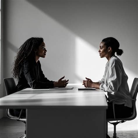 Dramatic Interview Shot 的图像结果