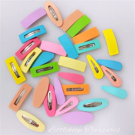 Colorful Snap Hair Clips | No Slip Hair Clip | Acrylic Hair Clip | Snap ...