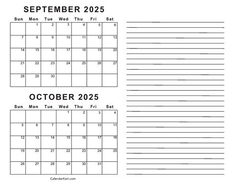 Printable August September October 2025 Calendar | Calendar 2025 | Printable Calendar 2025