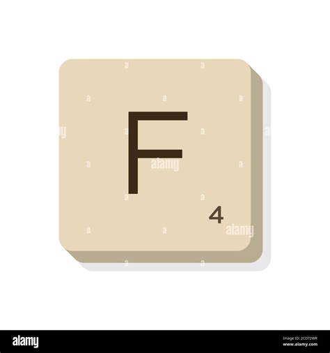 Letter scrabble f Stock Vector Images - Alamy