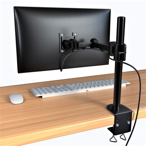Rife Single Monitor Mount Fits 13" to 32" Computer Screen, Height ...