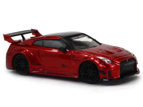 Nissan GT-R R35 LB 3.0 red 1:64 Dream TimeMicro diecast scale miniature ...