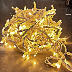 KAVANA 35 LEDs 10.16 m Yellow Steady String Rice Lights Price in India ...