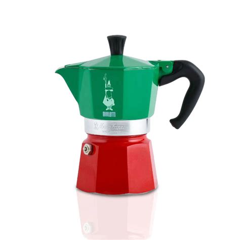 Bialetti Moka Express Tricolor 3-Cup Espresso Maker – Latteholic
