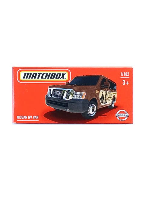 EXCLUSIVES Matchbox Nissan NV Van - Brown - 2022 Box– Toys-India.com