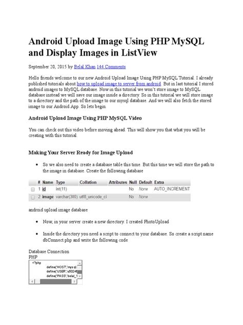 How to Retrieve Image From MySQL Database to Image View in Android 的图像结果