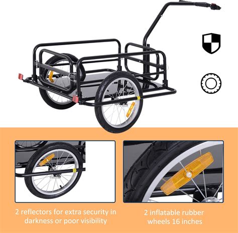 Aosom Bike Cargo Trailer, Bicycle Trailer, India | Ubuy