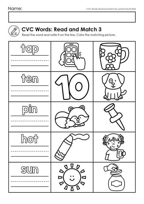 Writing Cvc Words Worksheets