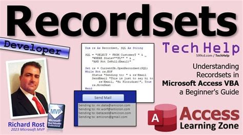 Image result for MS Access VBA Record Set Tutorial