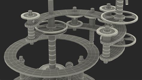 Steel Antique Orrery Solar System Rigged for Maya 3D model | 3D Molier ...