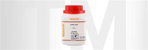 CITRIC ACID, (Mono), AR GRADE – TM Media