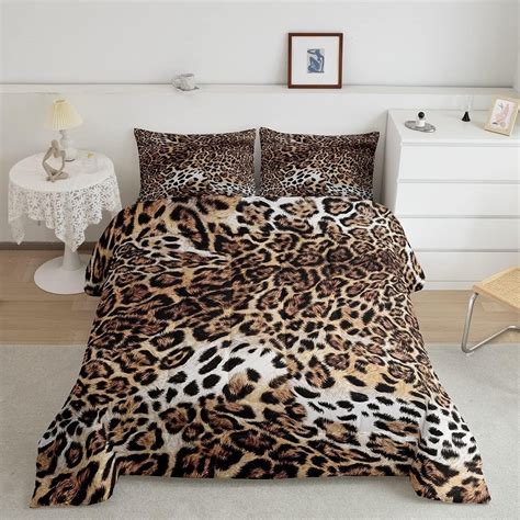 Leopard Print Comforter Cheetah Bedding,Safari Animal Bedding Sets ...