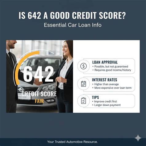 Is 642 a Good Credit Score? Essential Car Loan Info