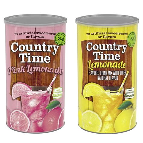 Country Time Naturally Flavored Pink Lemonade Powdered Drink Mix ...