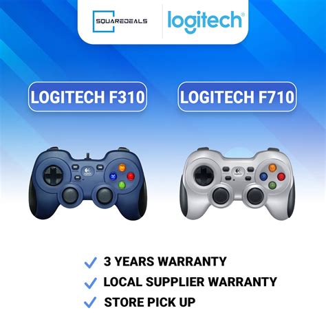 Logitech F310 & F710 Gamepad Wired Wireless Gaming Controller For PC ...