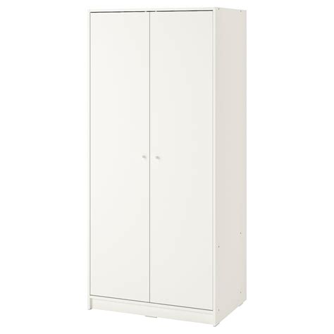 KLEPPSTAD Wardrobe with 2 doors, white - IKEA