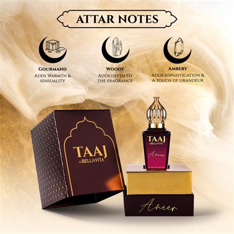 Taaj Ameer Attar - 12ml | Alcohol Free Attar for Men and Women I BellaVita
