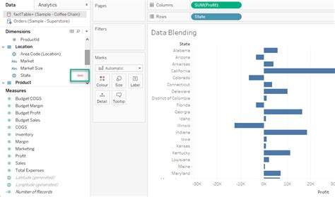 Image result for Blend Data Sources Tableau Tim