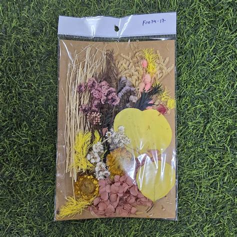Lemon Peach Bloom Dried Flower Pack – Epoxy Tales