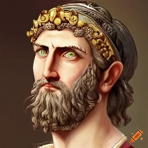 Portrait of Emperor Julian the Apostate on Craiyon