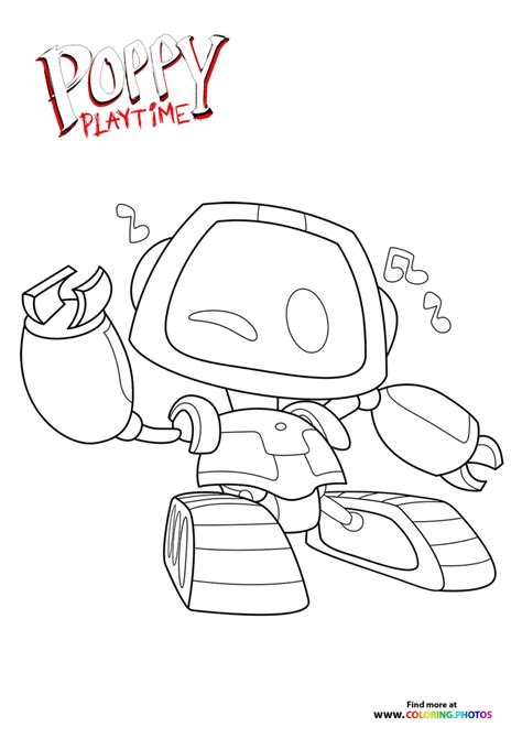 Poppy Playtime Factory Coloring Page