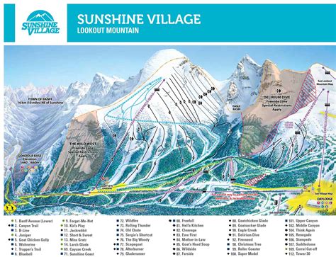 Canadian Ski Resorts Map