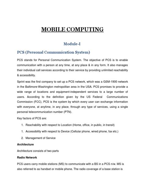 Image result for Mobile Computing PDF