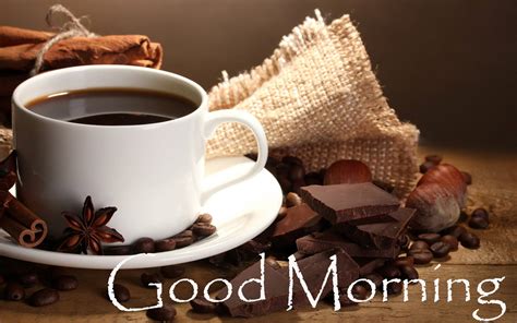 Download Good Morning Coffee And Chocolates Wallpaper | Wallpapers.com