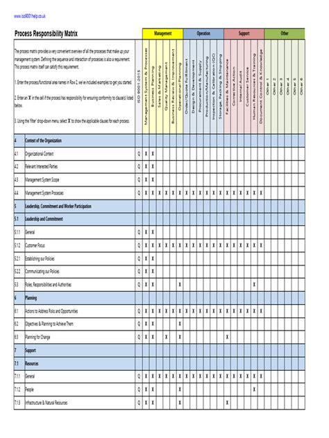 How to Do a QMS Process Matrix Report 的图像结果