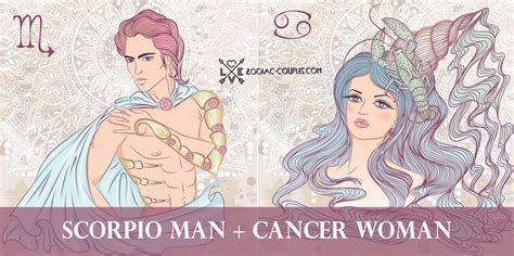 Scorpio man + Cancer woman Compatibility and Famous Couples ♏♋- Zodiac ...