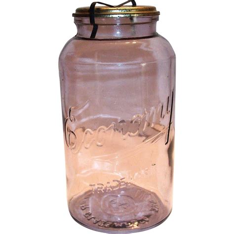 Kerr Economy Half Gallon Purple Color Glass Mason Jar With Lid | Mason ...