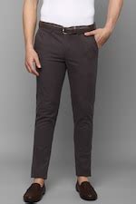 Buy Men Brown Slim Fit Solid Flat Front Casual Trousers Online - 710026 ...