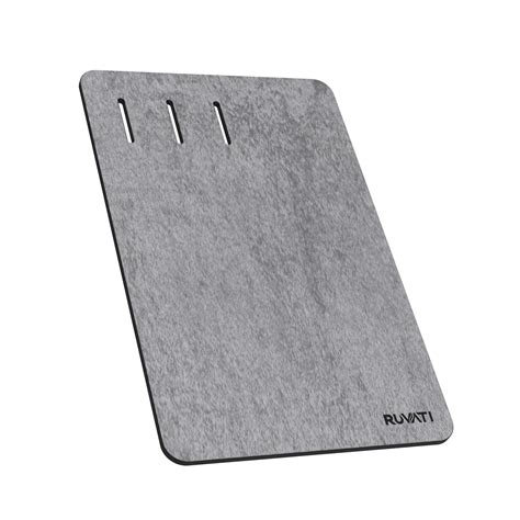 Ruvati 17 x 11 inch Textured Concrete Finish Cutting Board for Ruvati ...