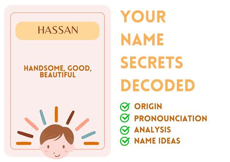 Hassan - Islamic Boy Name Meaning and Pronunciation