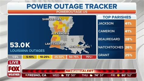 Louisiana sees more then 53,000 power outages Wednesday | Latest ...