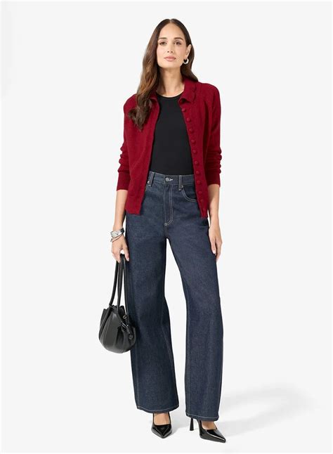 ELLA High Neck Button Down Cardigan for Women | Best Price KSA