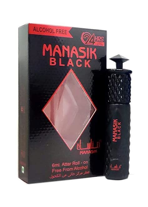 Manasik Black Attar Roll On 6ml - Alcohol Free Attar : Amazon.in: Beauty