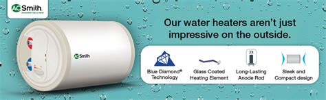 Buy AO Smith Horizontal Geyser 25 Litre (Right)| Storage Water Geyser ...