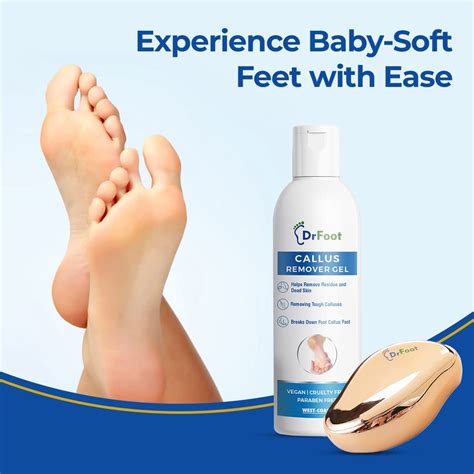 Dr Foot Callus Remover Gel Helps to Remove Calluses and Corns - 100ml ...